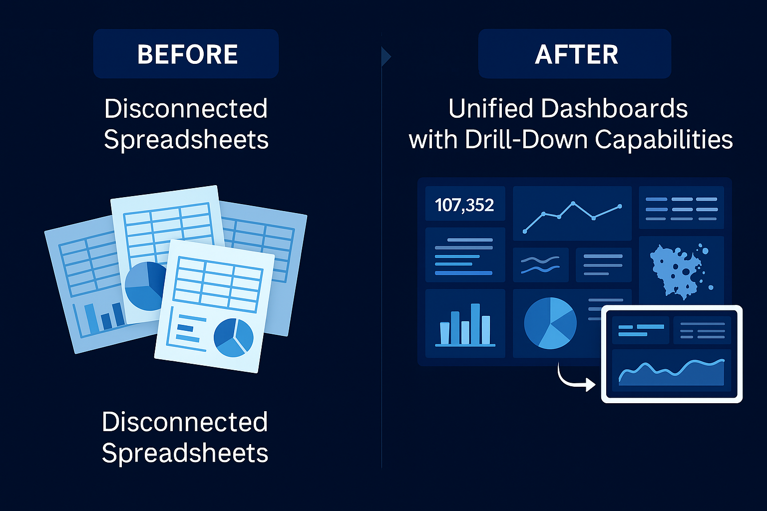 Before and After Reporting
